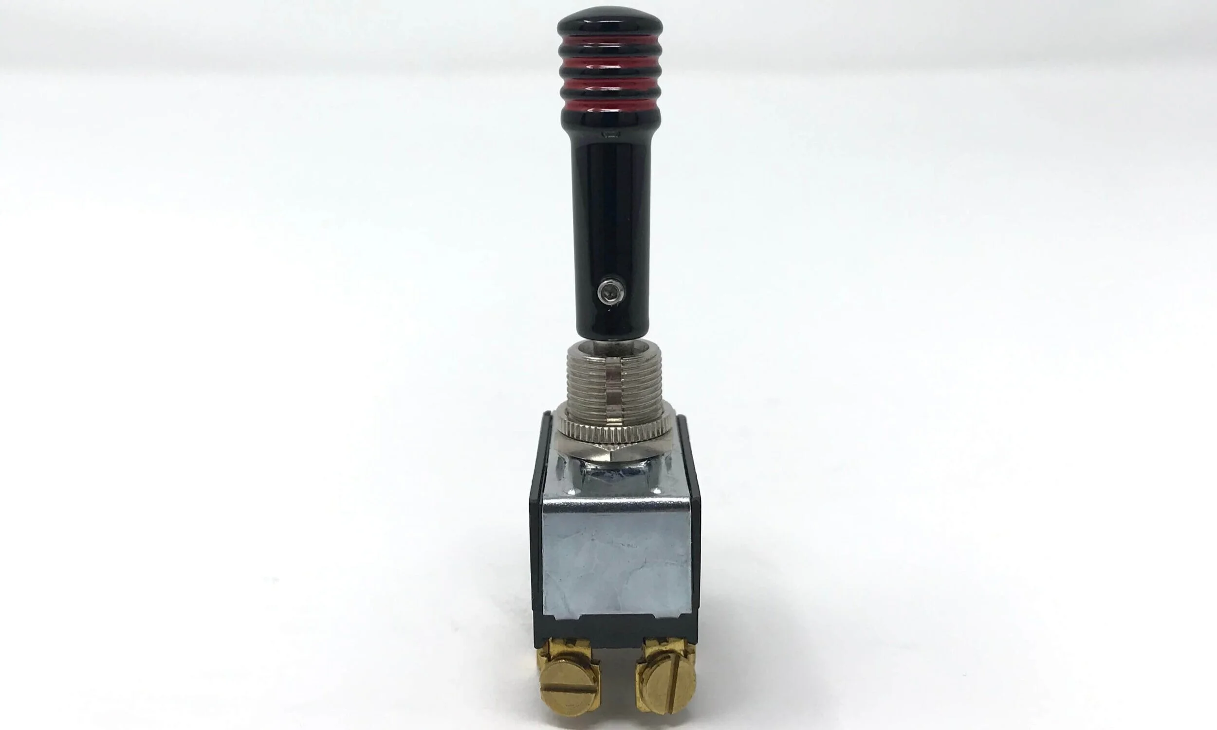 Solid Billet Black Red Pinstripe Toggle Switch Extension