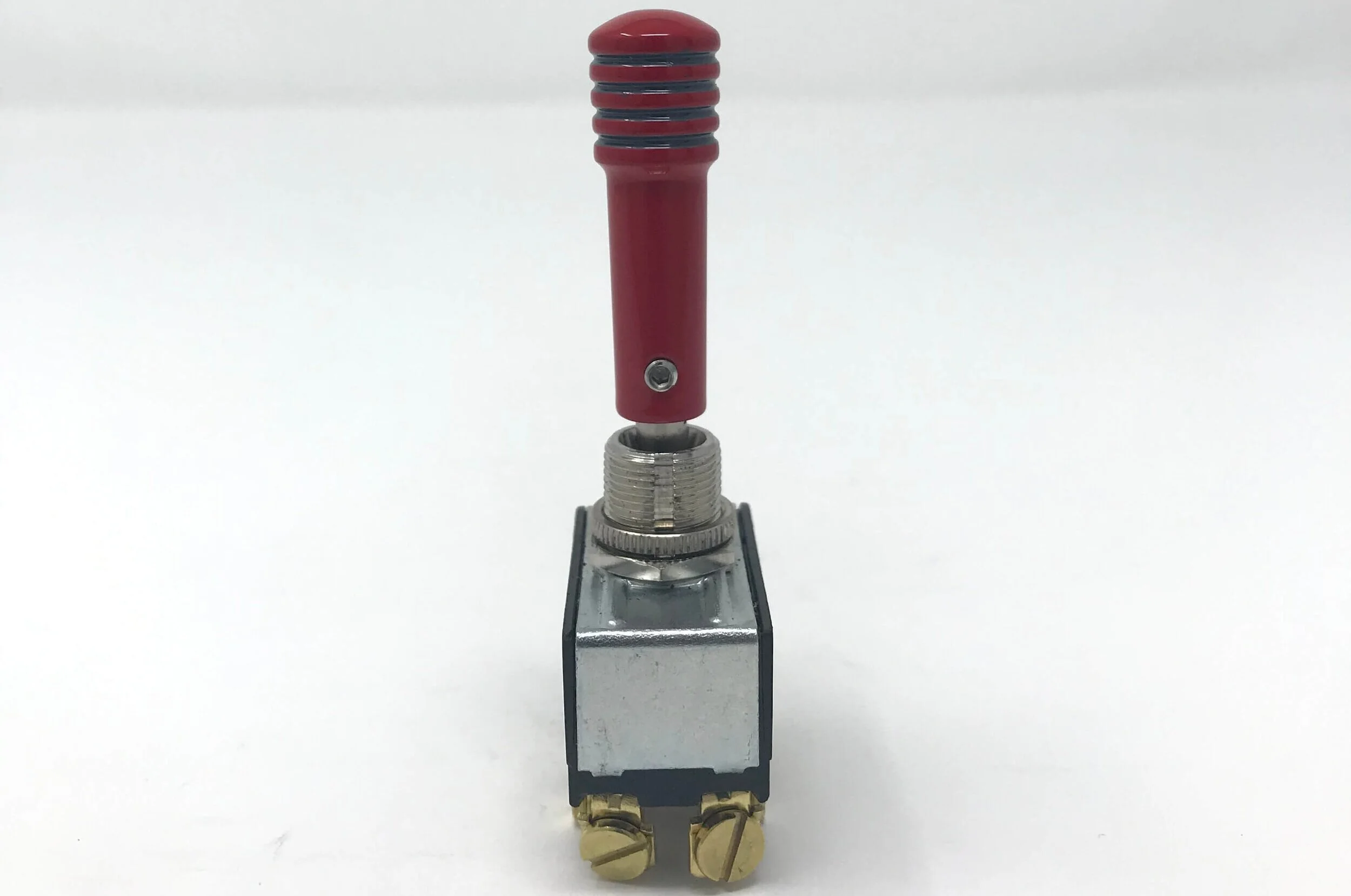 Solid Billet Red Gray Pinstripe Toggle Switch Extension