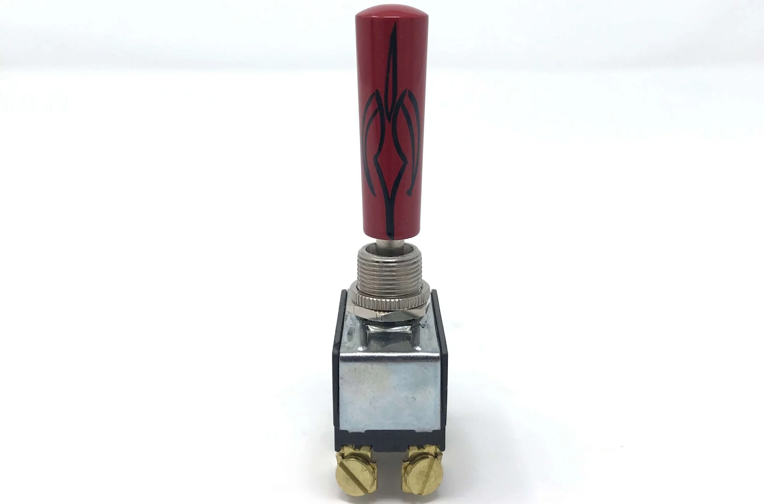 Smooth Red / Black Pinstripe Toggle Switch Extension