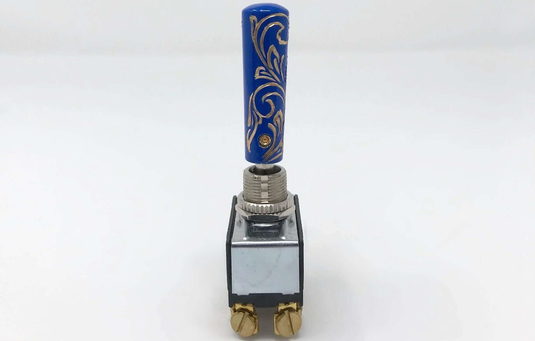 Blue / Gold Engraved Toggle Switch Extension