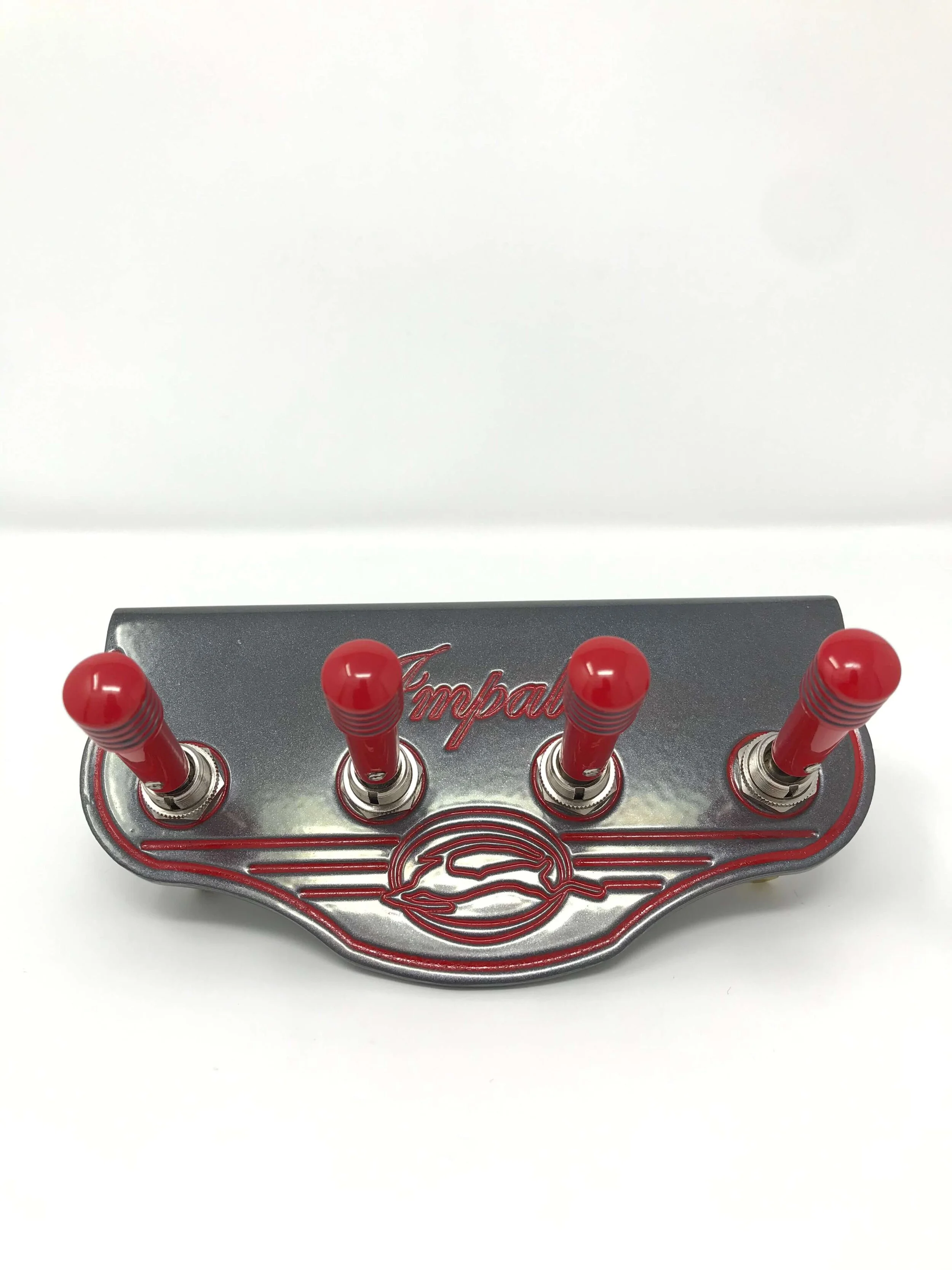 Hydraulic Switch Panel Plate Impala with FAMS Toggle Switch Extensions  famswitches.JPG