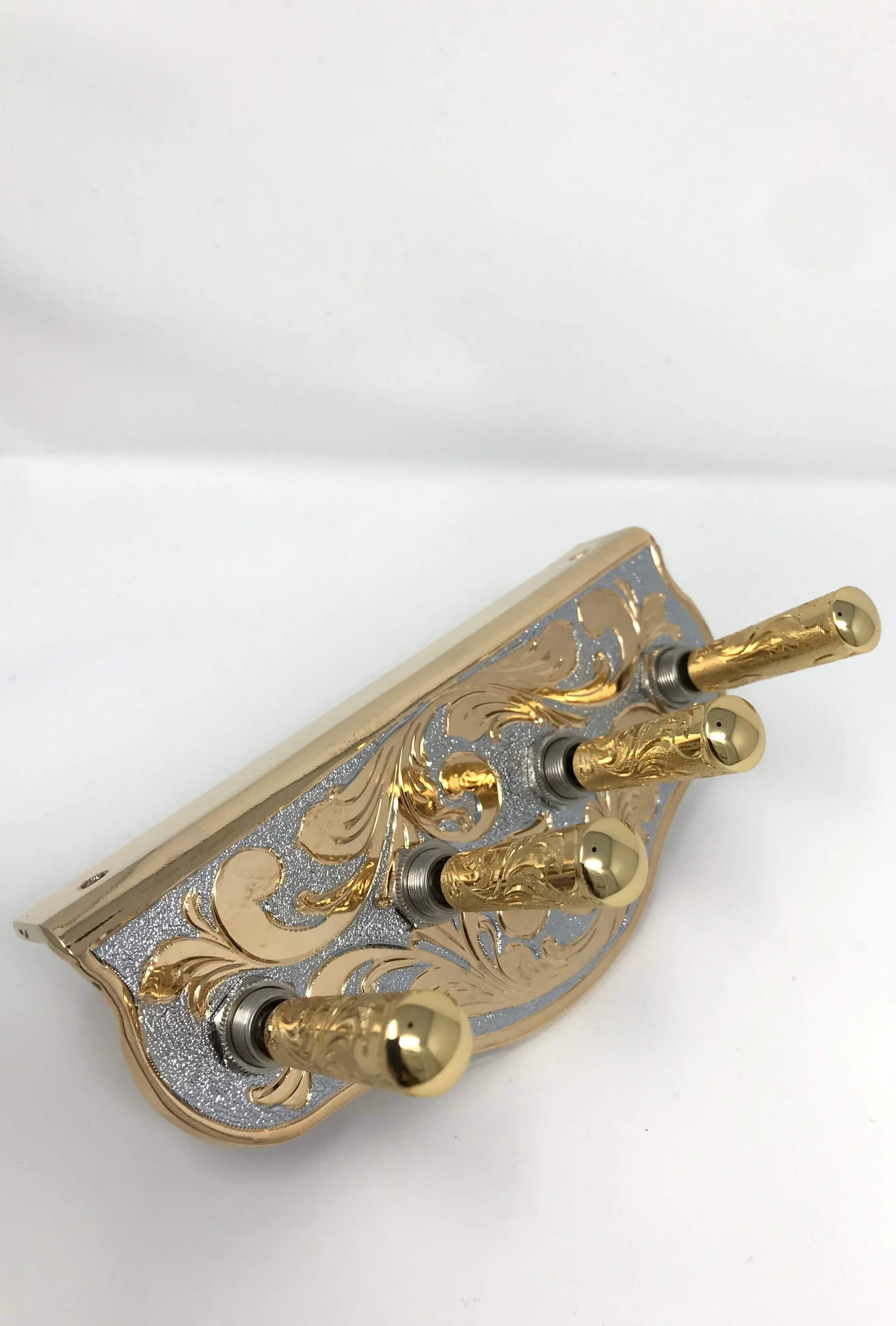 Two Tone Gold Engraved w/ Gold Engraved