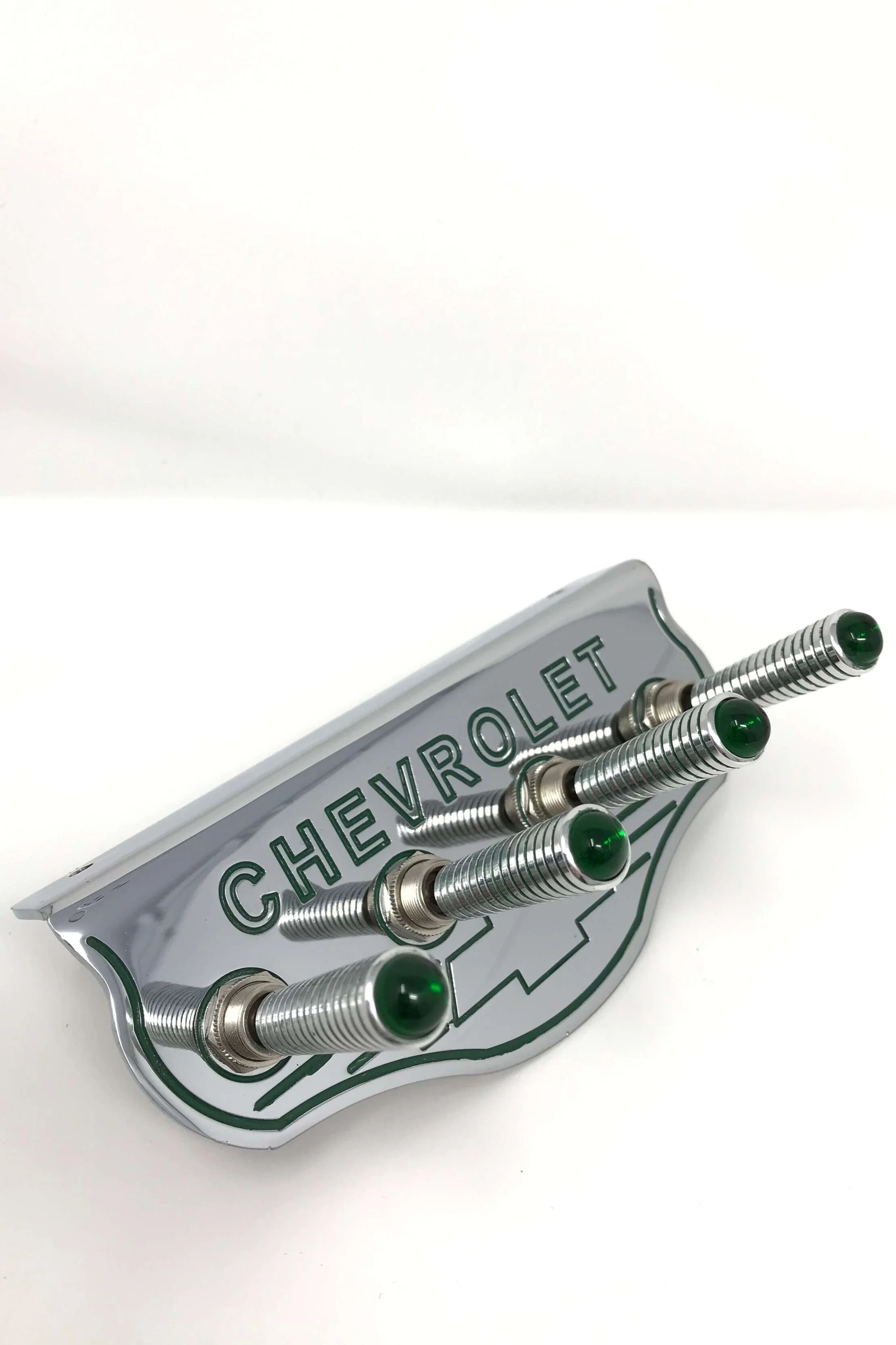 Chevrolet Green w/ Ribbed Green and Green Gemstones