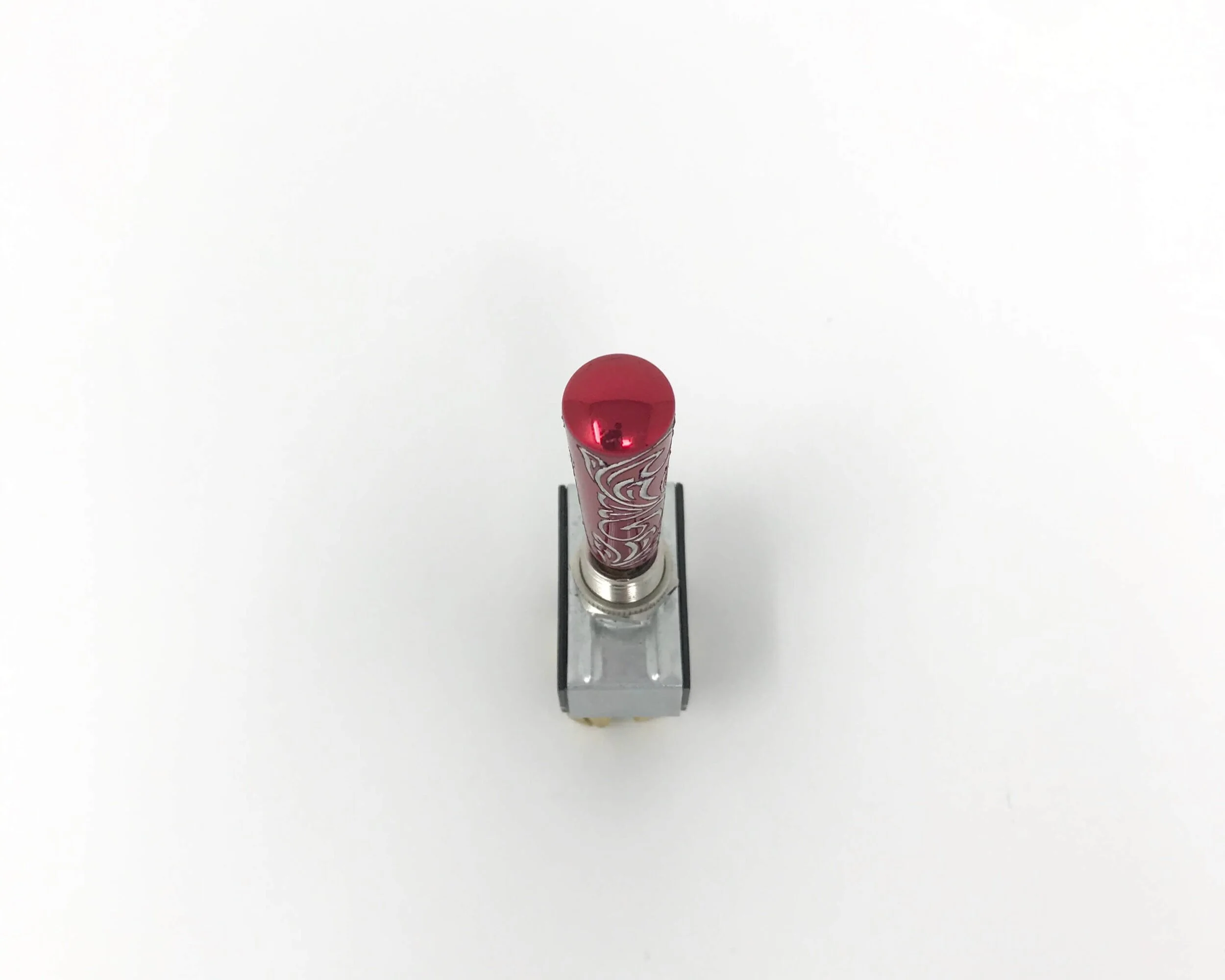 Candy Apple Red / Silver Engraved Toggle Switch Extension FAMS For