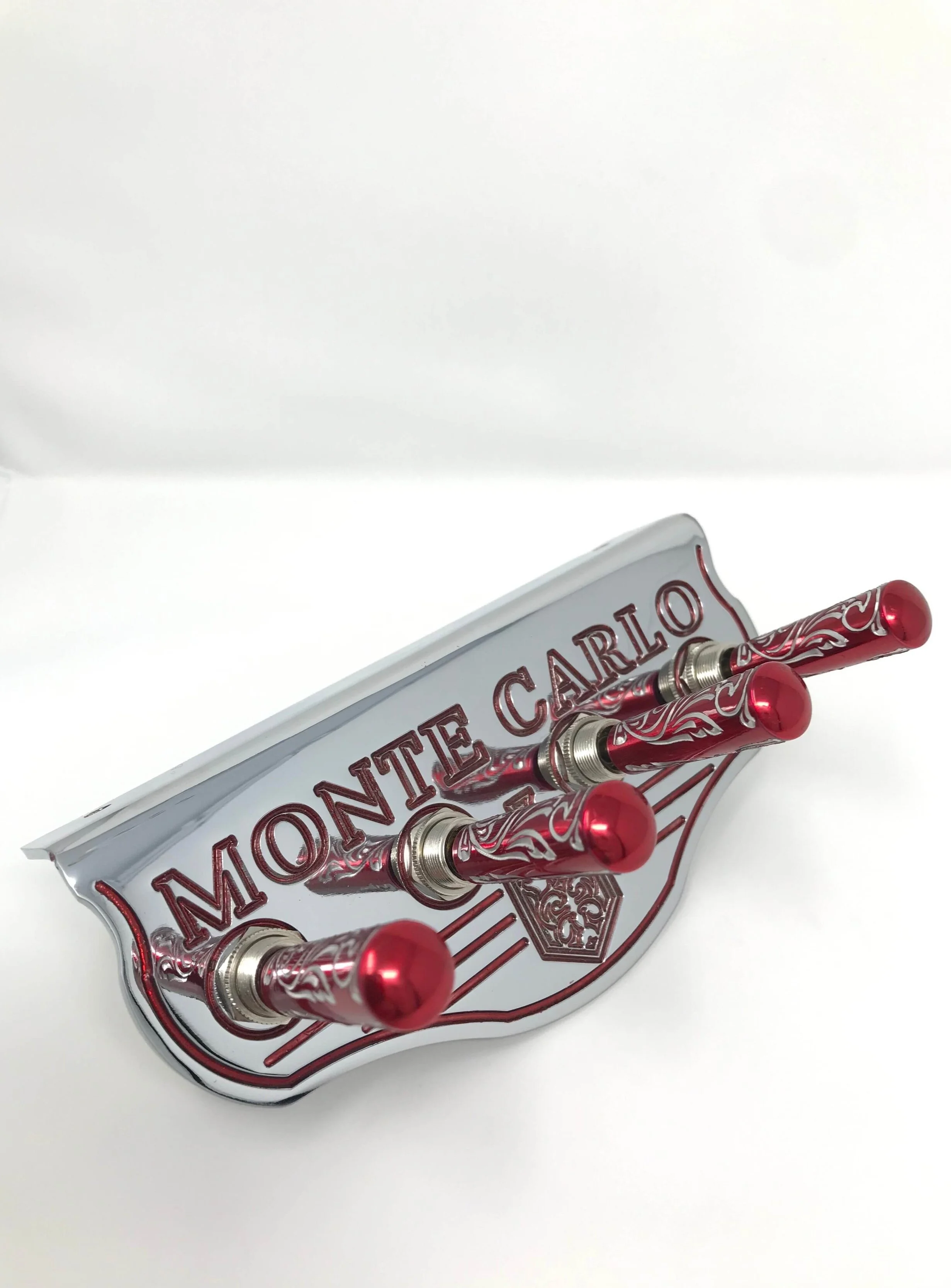 Monte Carlo Candy Apple Red w/ Candy Apple Red / Silver Engraved