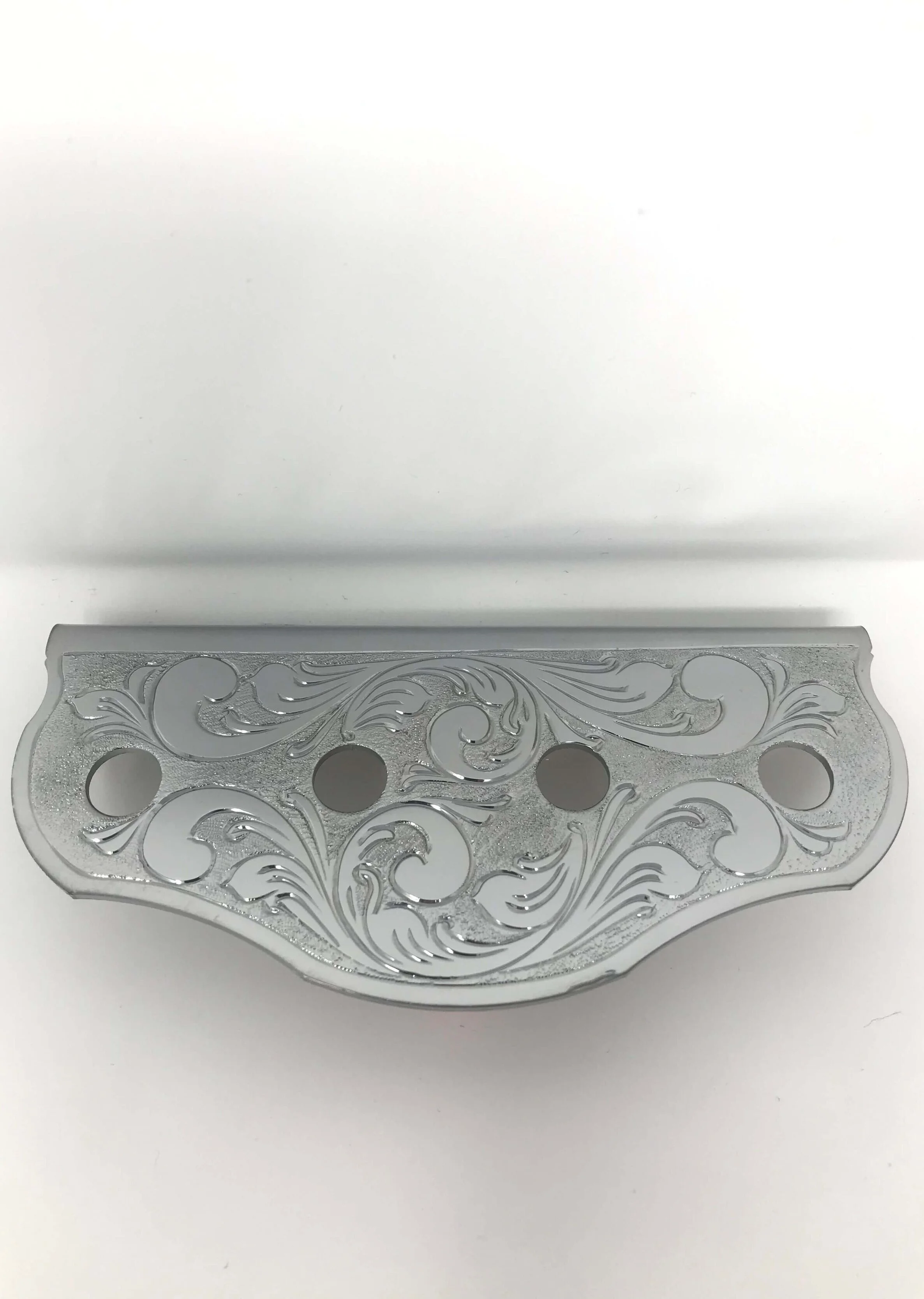 Engraved Chrome 4 Hole Imperfect