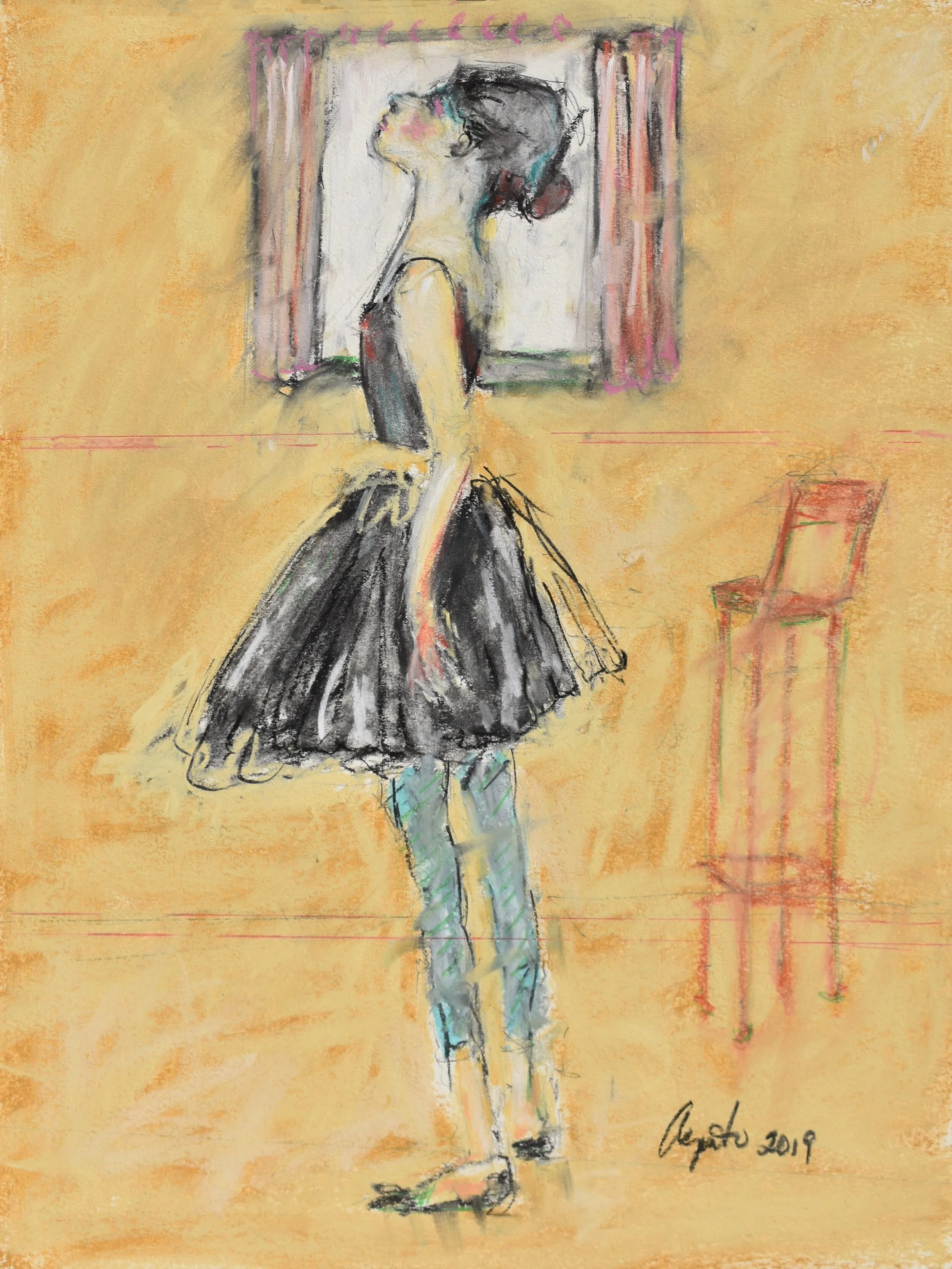 Dancer after Modigliani