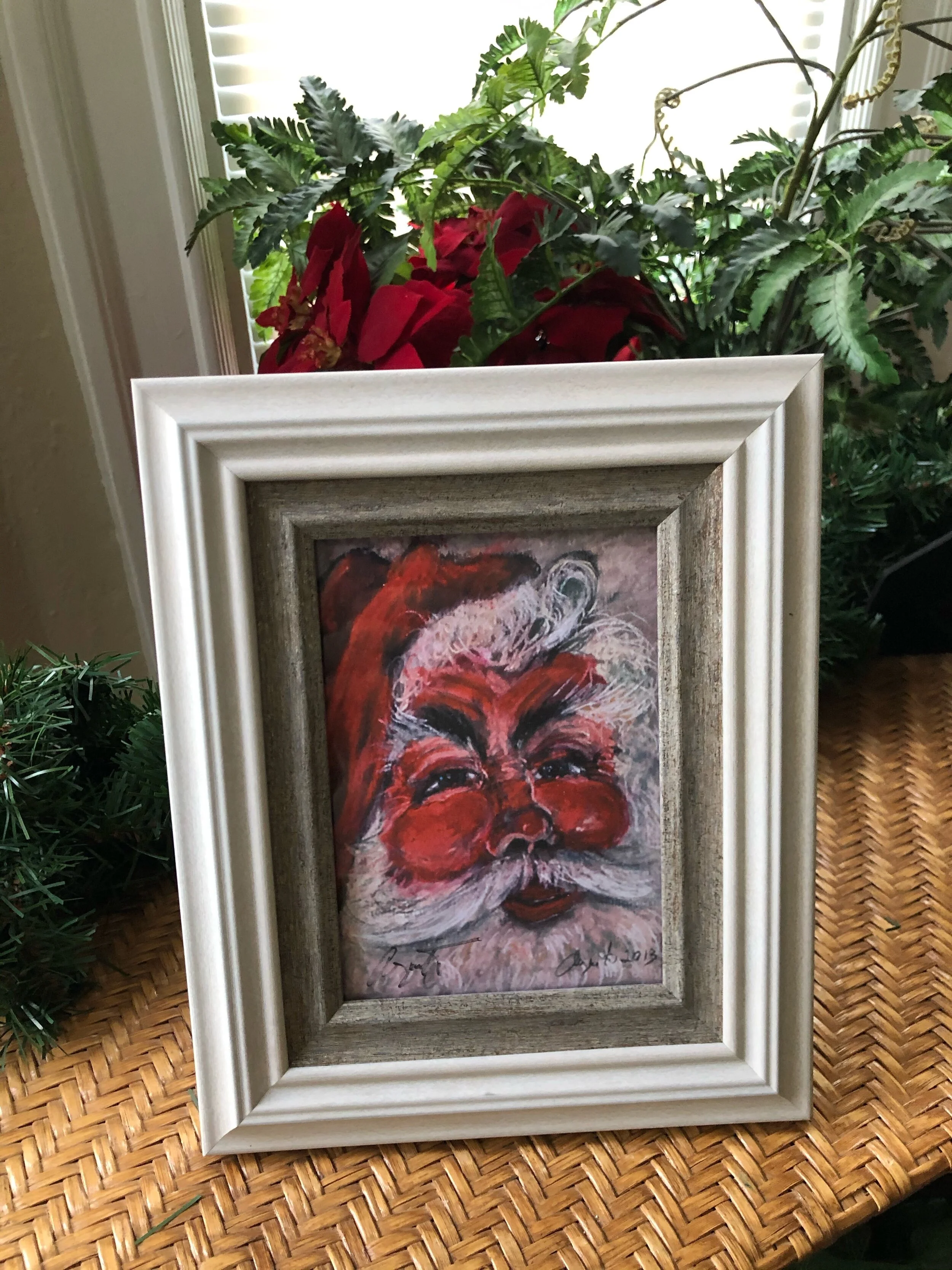 Santa Framed Boutique Print
