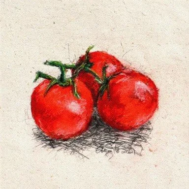 Tomatoes by Frank Argento (detail view)