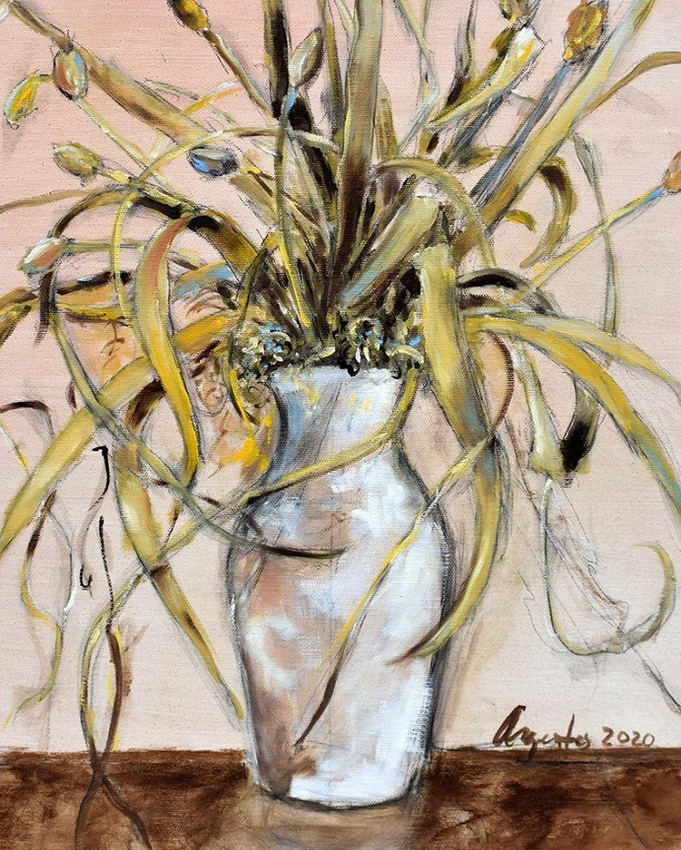 Close-up of Frank Argento’s Dry Bouquet (detail view)