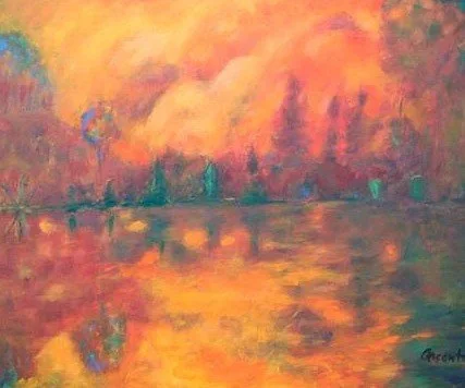 Warm Morning by Frank Argento (detail view)