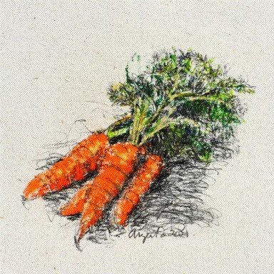 Carrots by Frank Argento (detail view)
