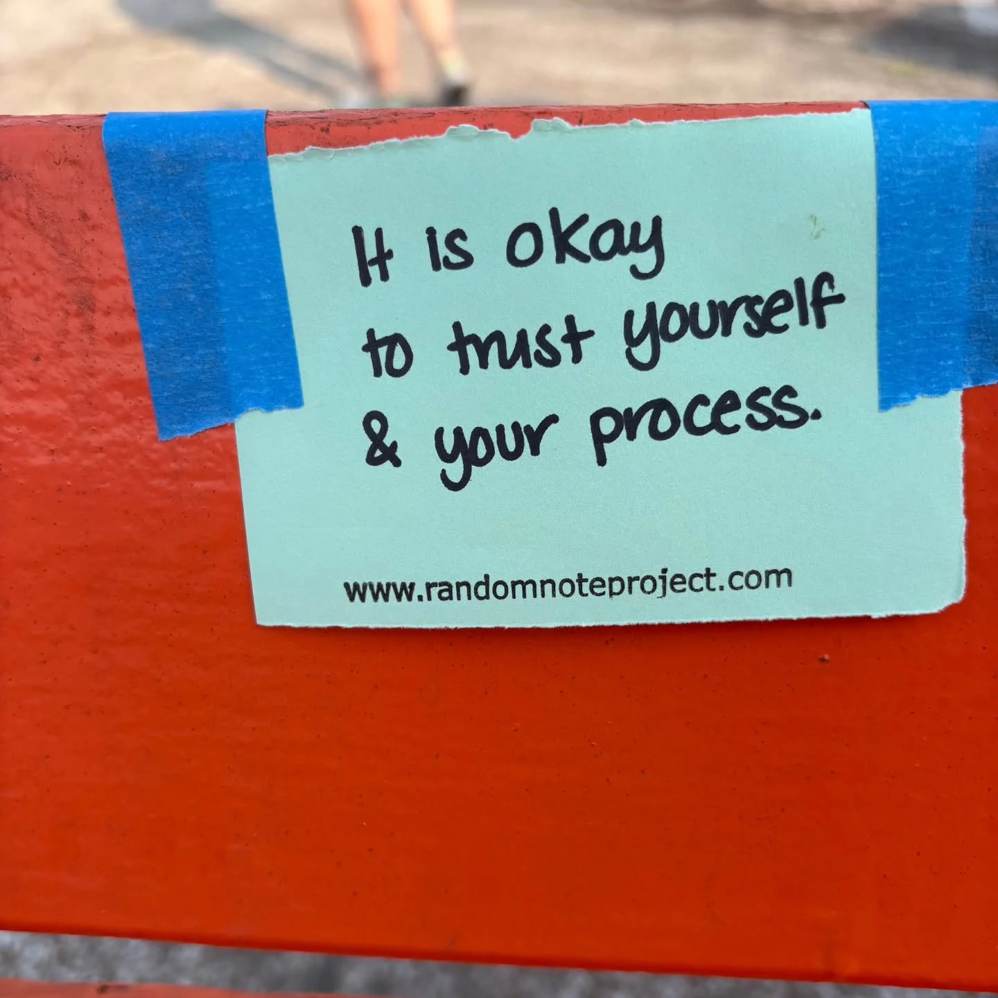 What if you found a secret message that seemed like it was meant for you? 

What would it say? 

For Henry in Geneva-On-The-Lake, Ohio, it was this: &quot;It is okay to trust yourself and your process.&quot;

Henry says, &quot;It was the exact messag