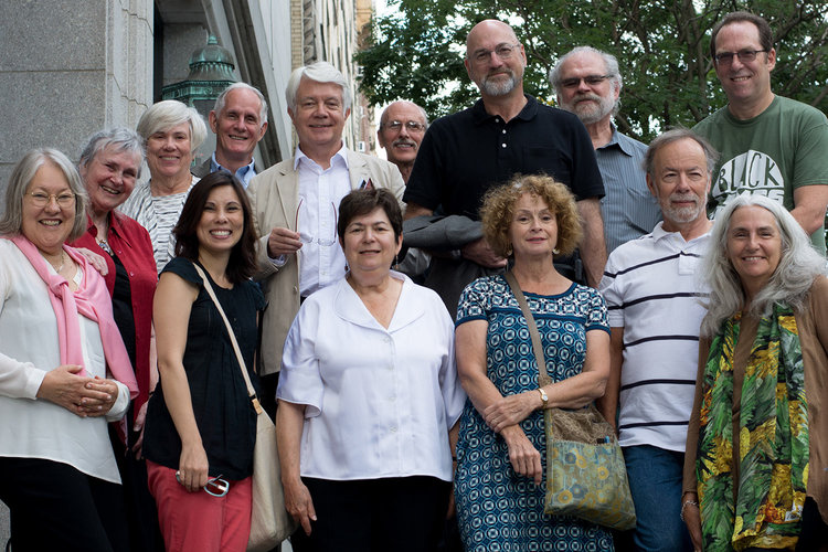 Garn Press authors at the Garn Press author celebration. New York, NY