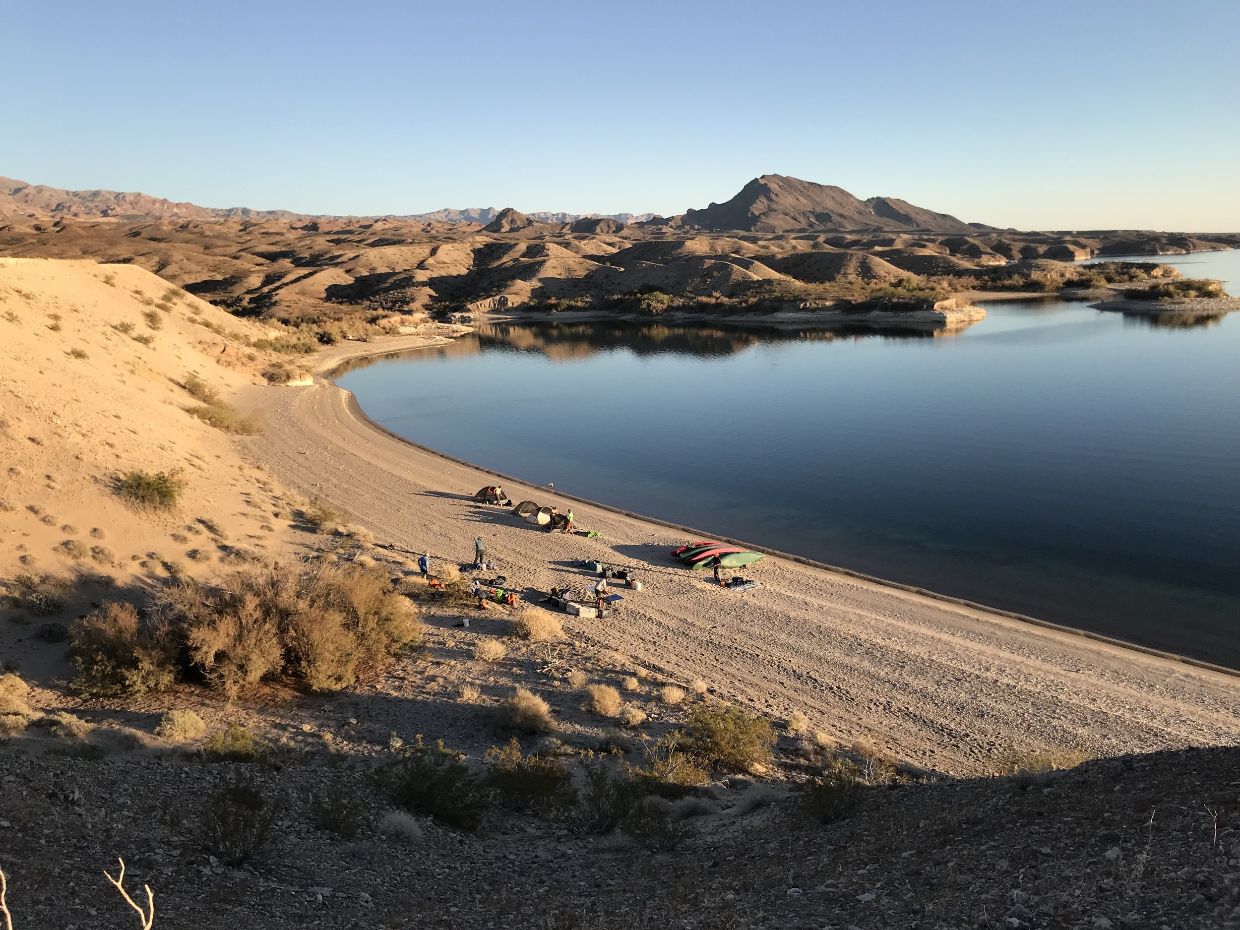 campsite on the black canyon trip