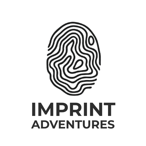 Imprint Adventures - Vertical Logo (Slate & White).png