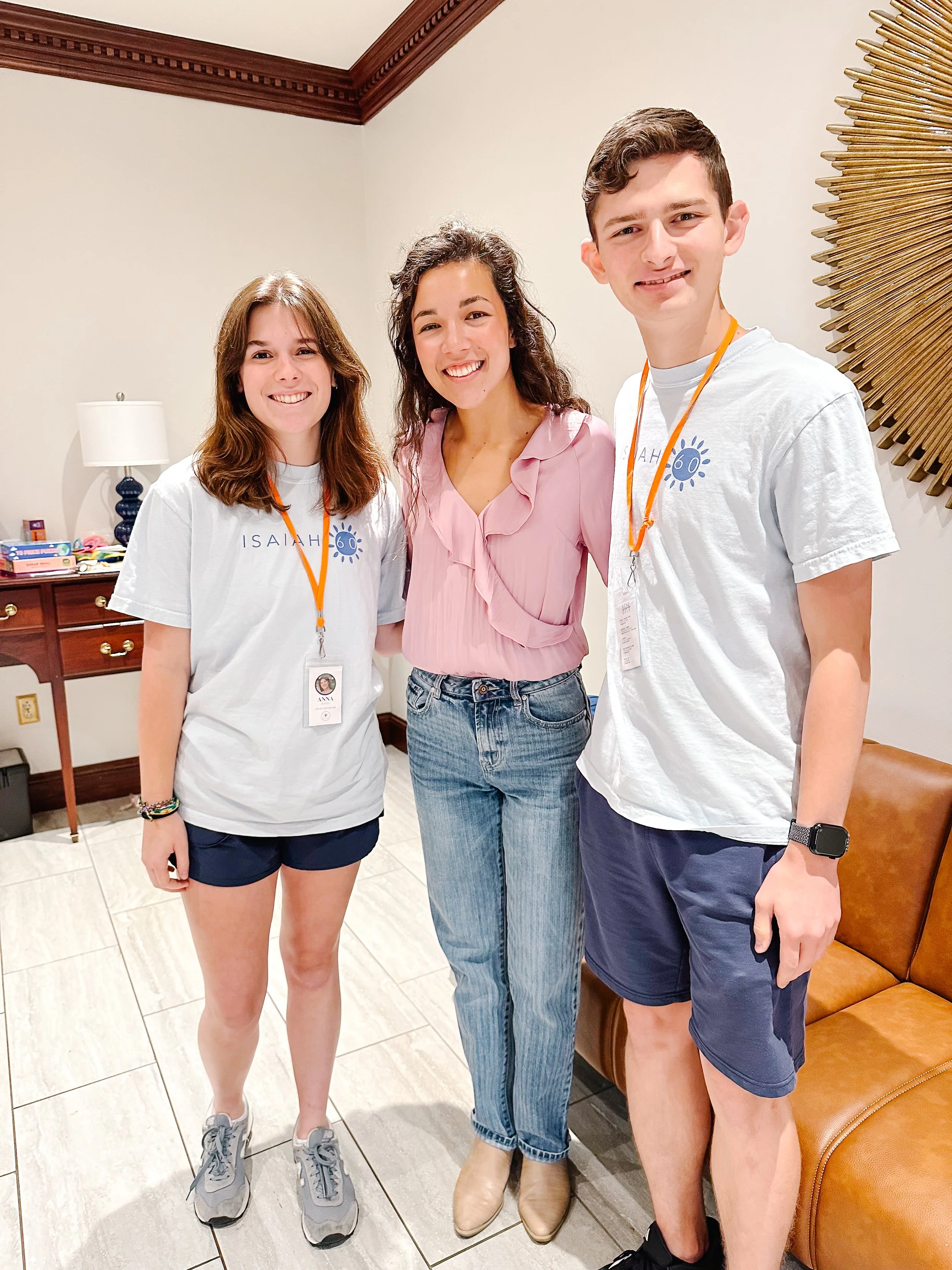 Smiling summer camp leaders in Nashville, Tennessee at Adonai Arts Academy
