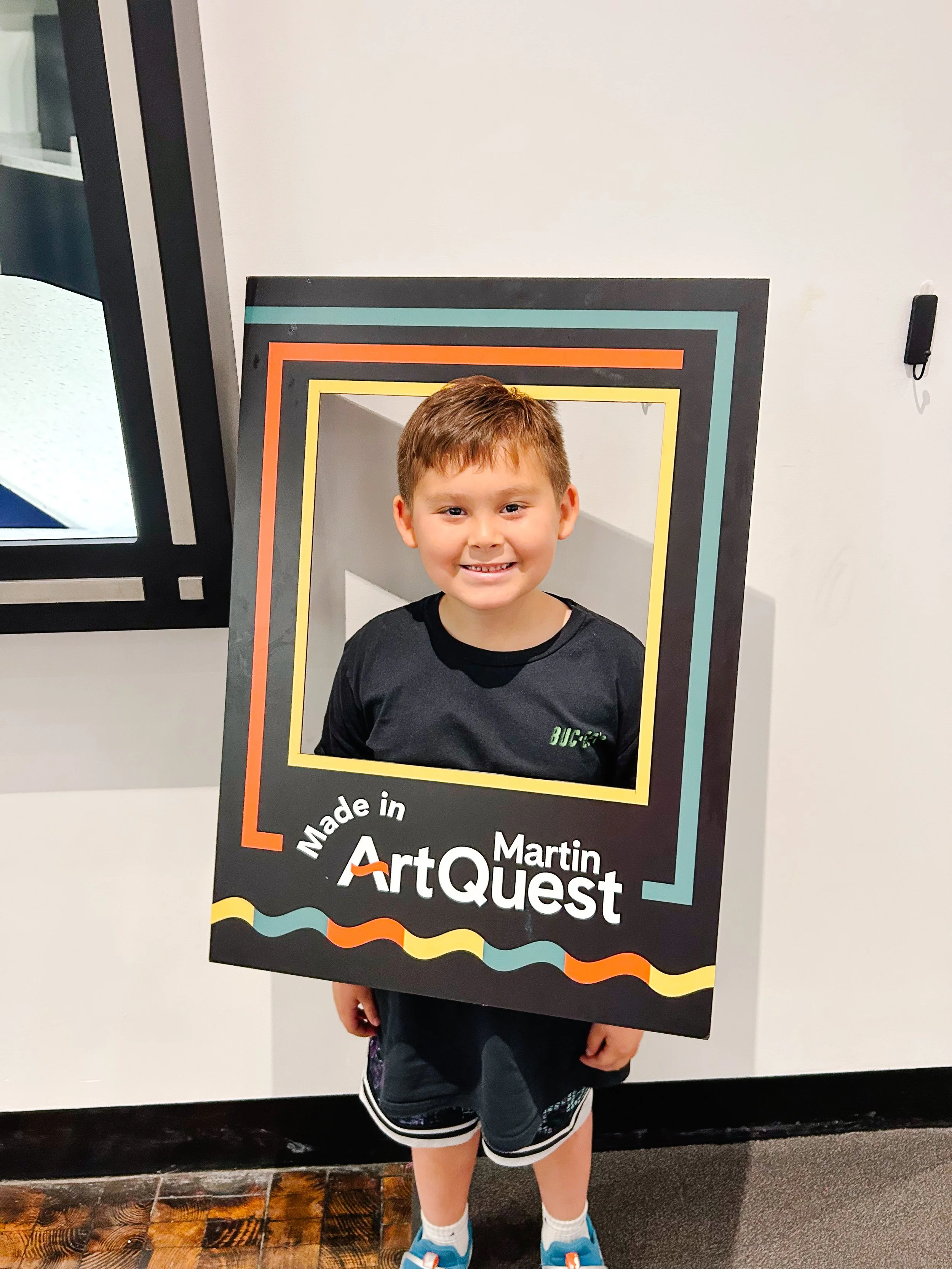 Summer Day Camper on a field trip to Martin ArtQuest with Adonai Arts Academy