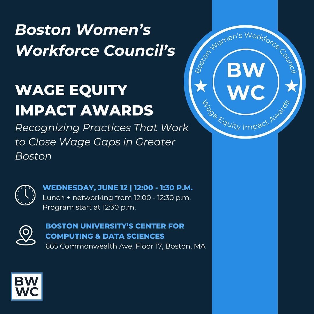Calling all Compact Signers! Join us for our Wage Equity Impact Award Celebration on June 12th to recognize employers who have led the charge on promoting wage equity in Greater Boston!&nbsp;

Awardees demonstrate a deep commitment to exploring and l