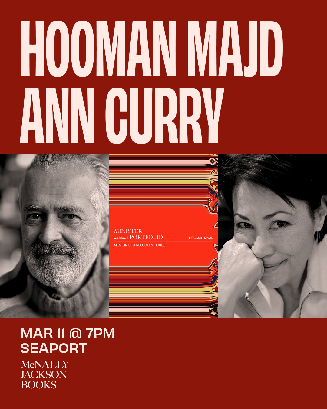 Mar 11: Iran at a Crossroads: Hooman Majd &amp; Ann Curry in Conversation