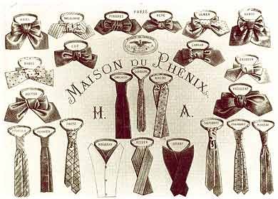 Tie ad around 1900
