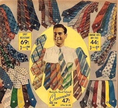 1930s Men’s ties- Plaid, Stripes, small paisley, solid silk, windowpane and large checks.