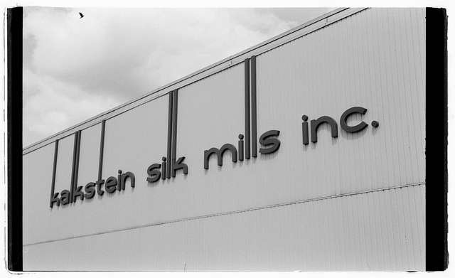 Historic photo, Kalkstein Silk Mills
