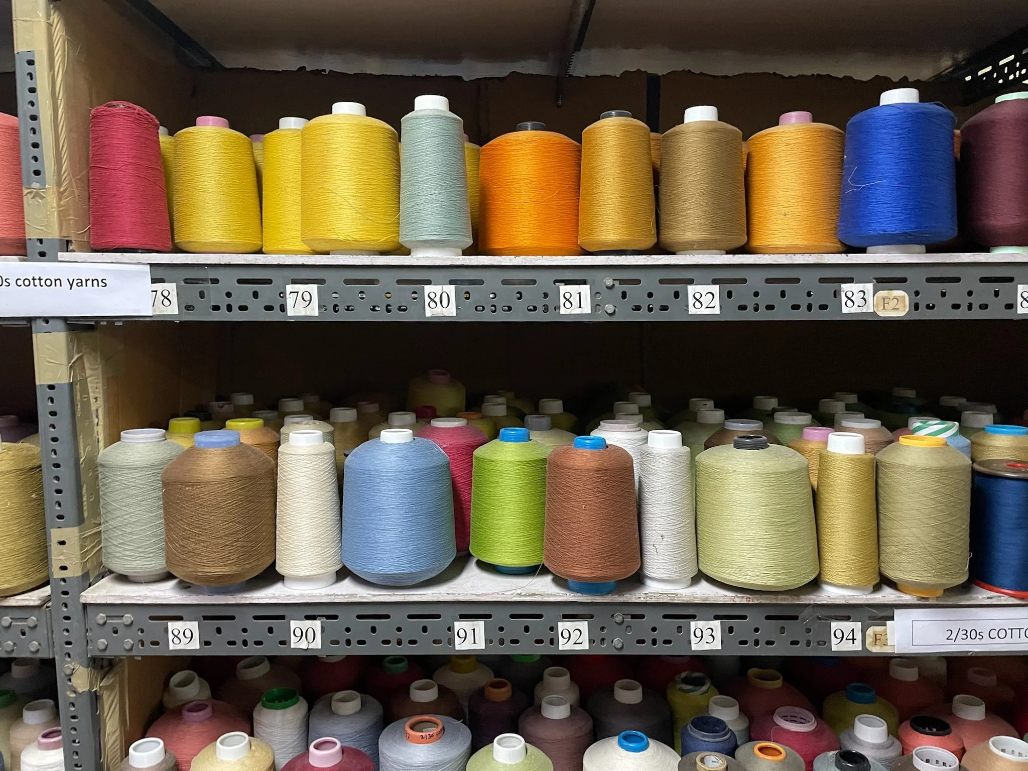 Behind the Looms
