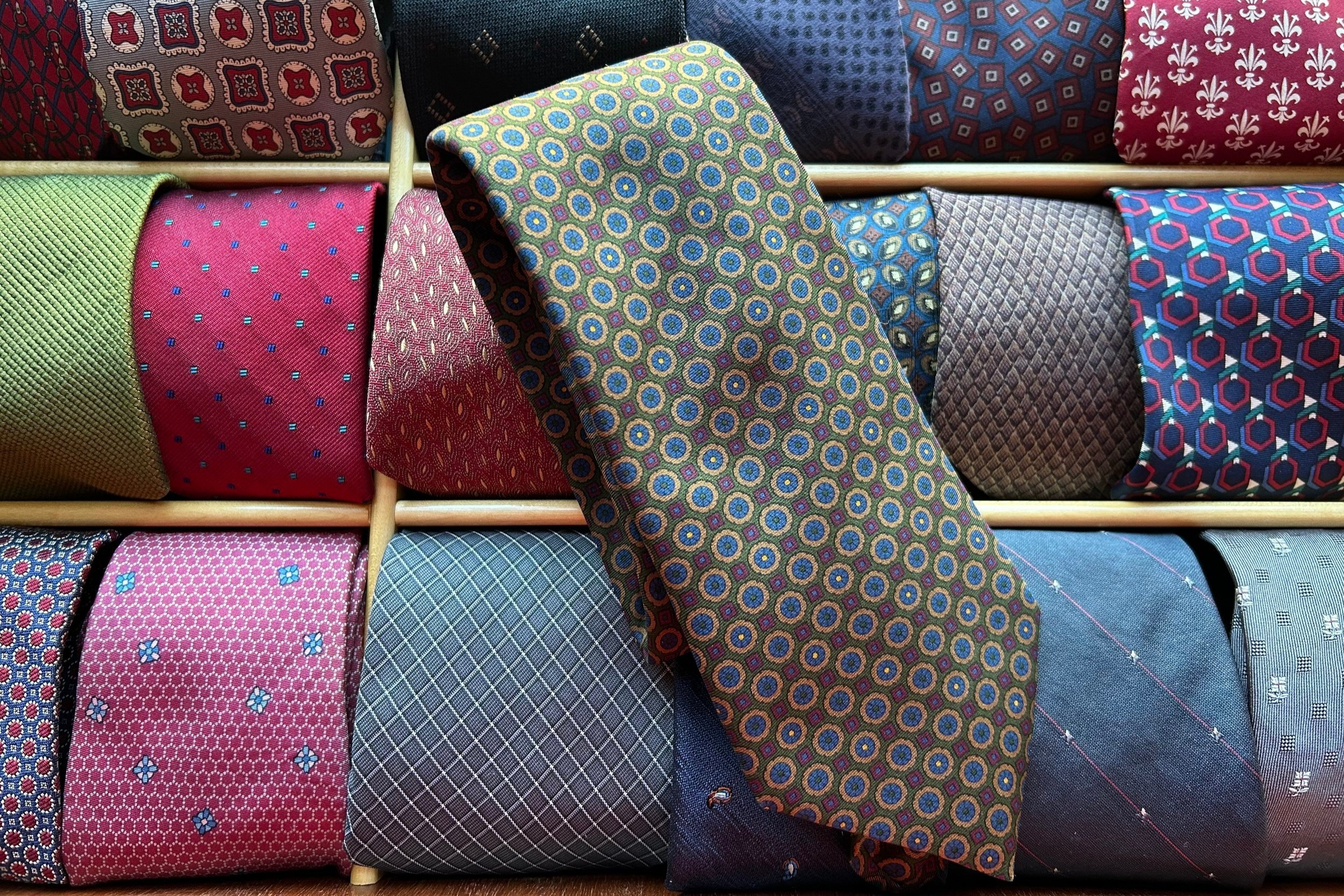 Set of 2 Men's Polka Dot Silk Cravat Ties Jacquard Woven Casual Ascot  Gifts