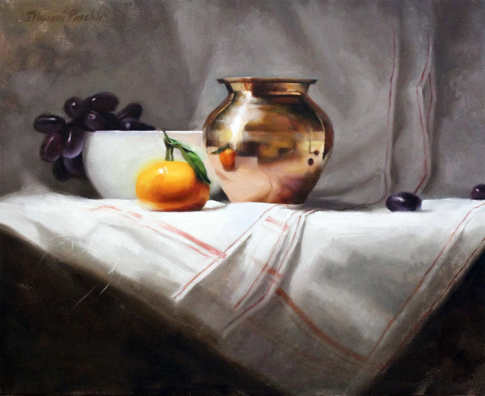Copper and Tangerine 20 x 16 Oil on Canvas