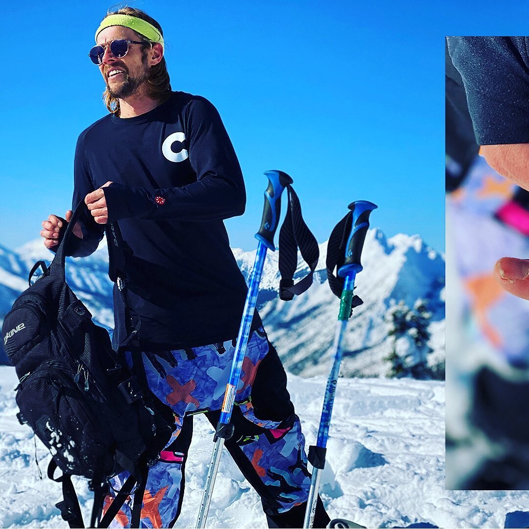 3D Printed Nylon. Stays dry 🚫💧 #commit #commitclothing #commitsnowskate #shellfindyoucharmin #outdoor #fashion #style #lookgoodfeelgood #babyeaglesfirstfeather #kittenunderbelly #touring #splitboarding #explore #explorebc #rockymountains #wereinthe