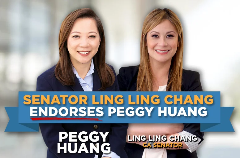 Senator Ling Ling Chang Endorses Peggy Huang