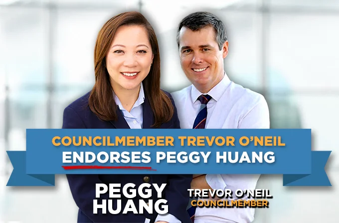 Anaheim Councilmember Trevor O’Neil Endorses Peggy Huang