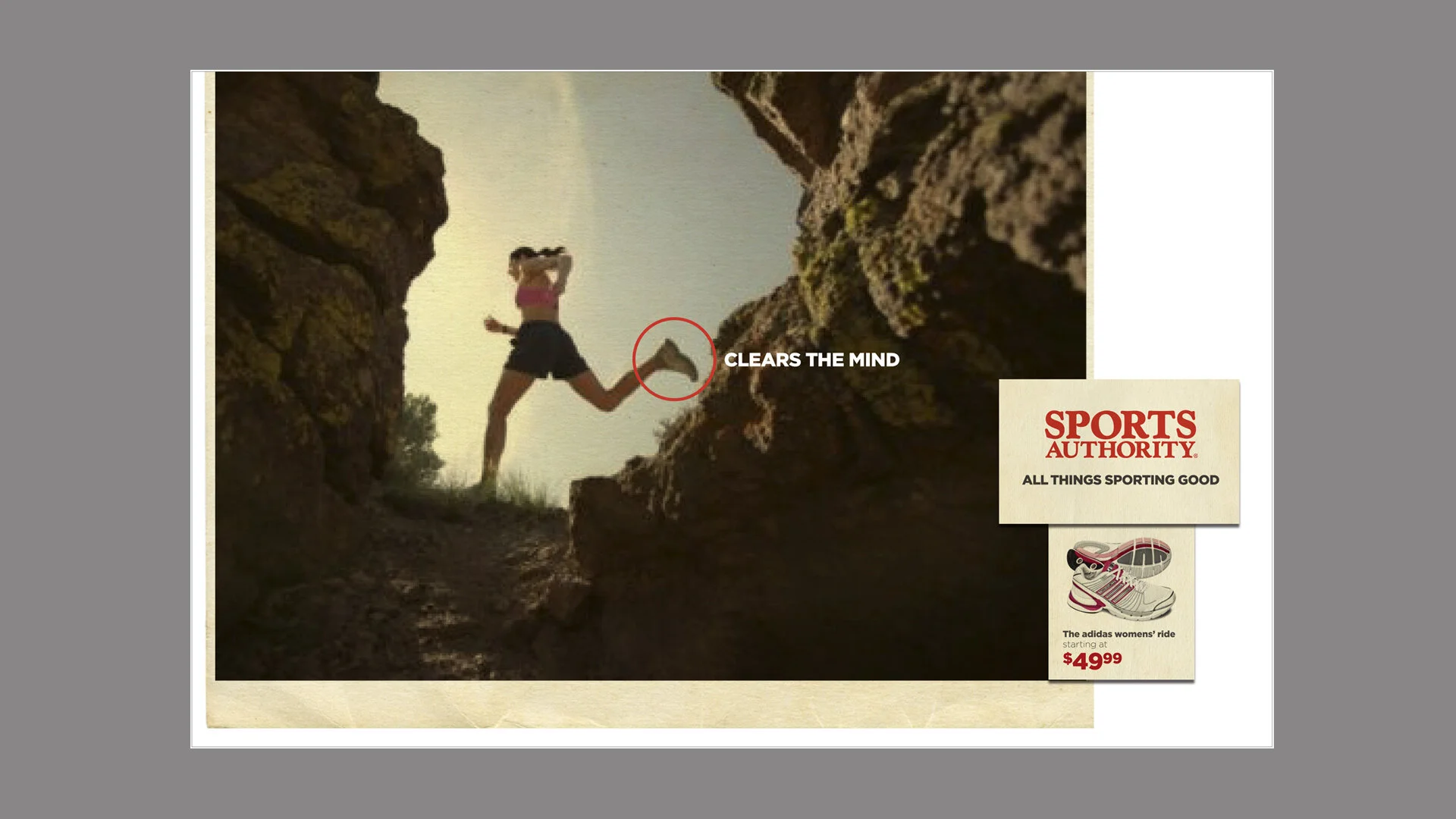 Sports Authority concept development and art direction by Lonnie Weis and Jeff Odiorne.