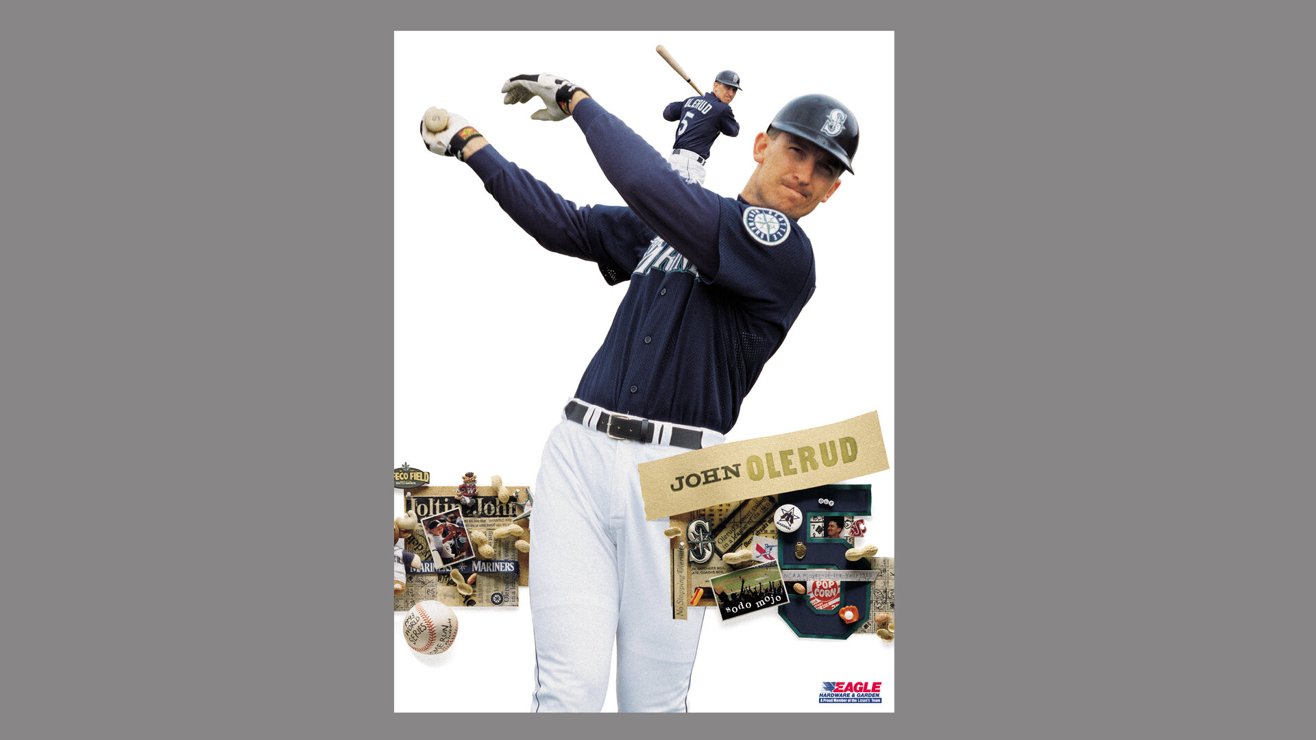 Seattle Mariners concept development and art direction by Lonnie Weis.