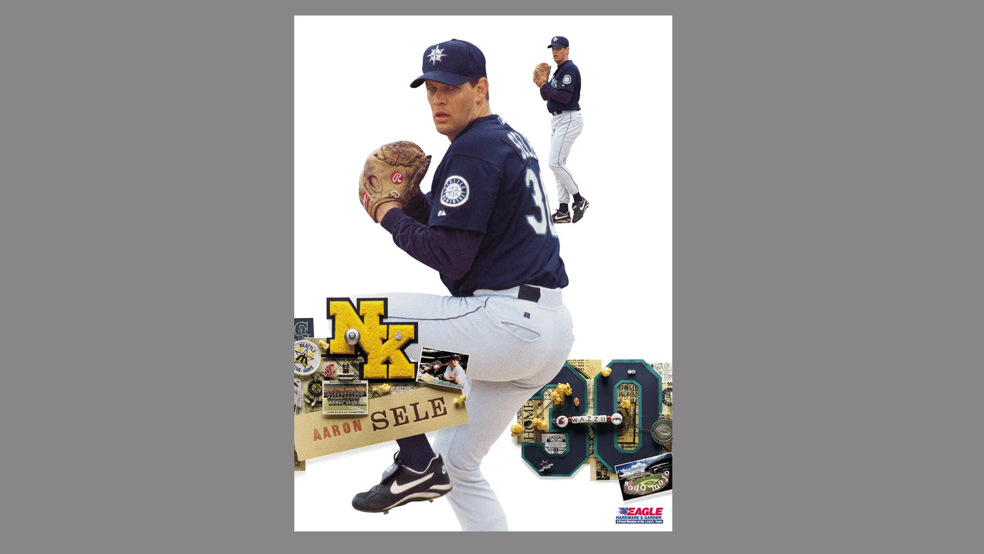 Seattle Mariners concept development and art direction by Lonnie Weis.