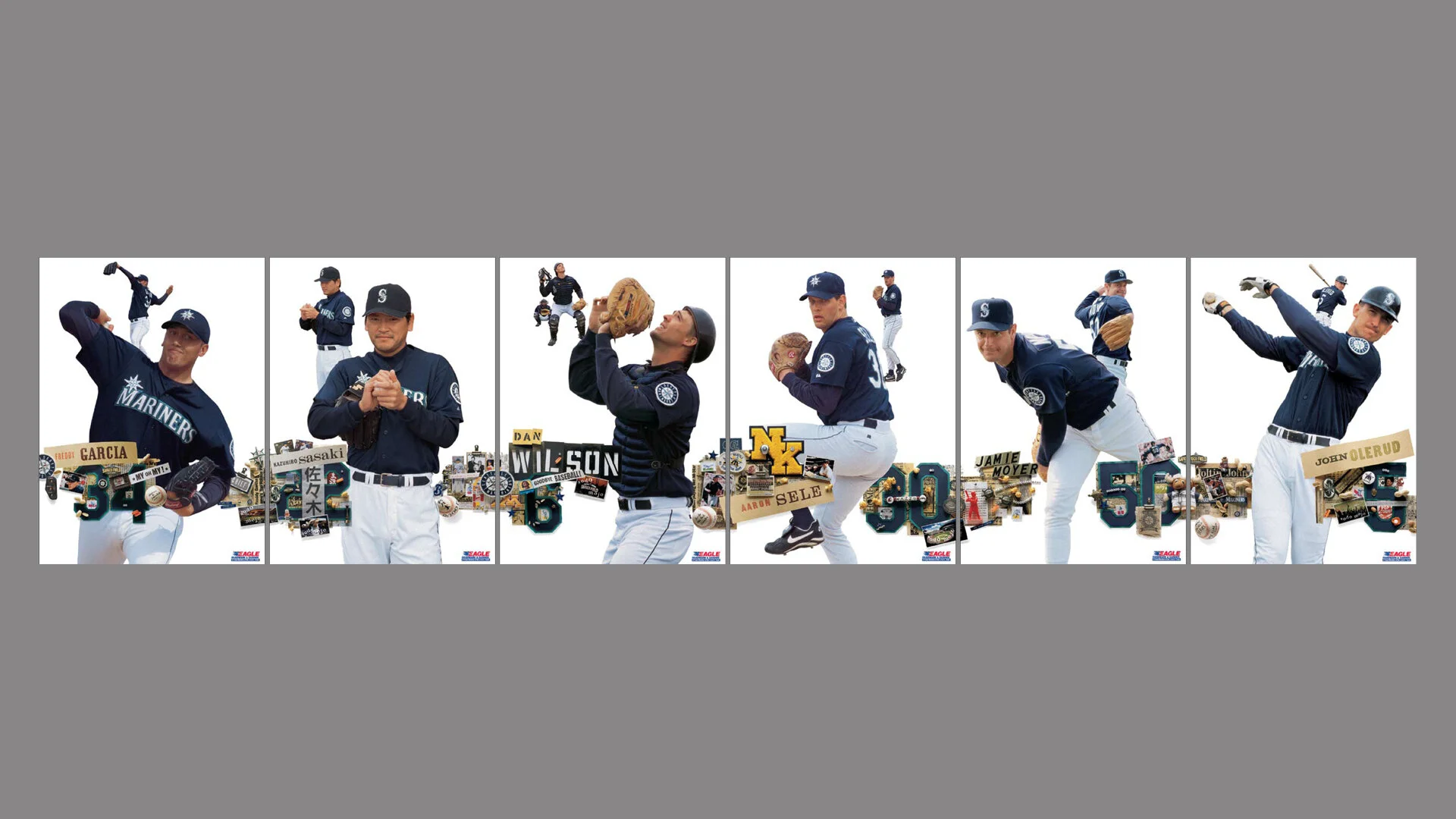 Seattle Mariners concept development and art direction by Lonnie Weis.