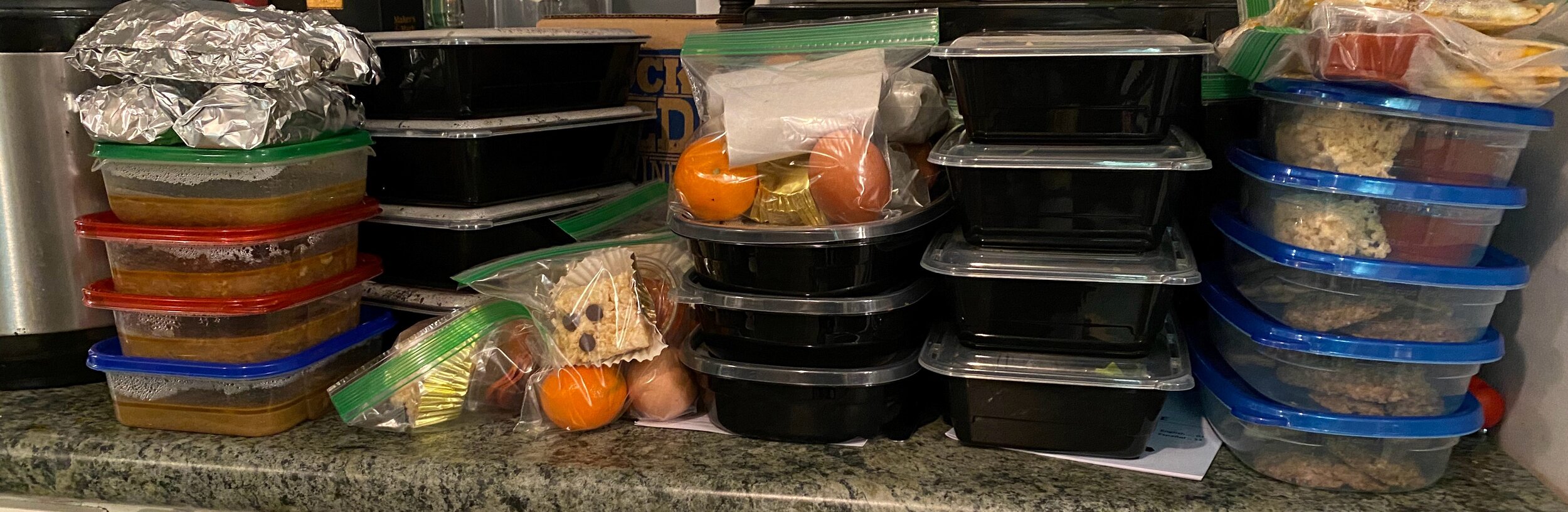 Kitchen Meal Prep Containers Food Produce Fridge Saver Containers