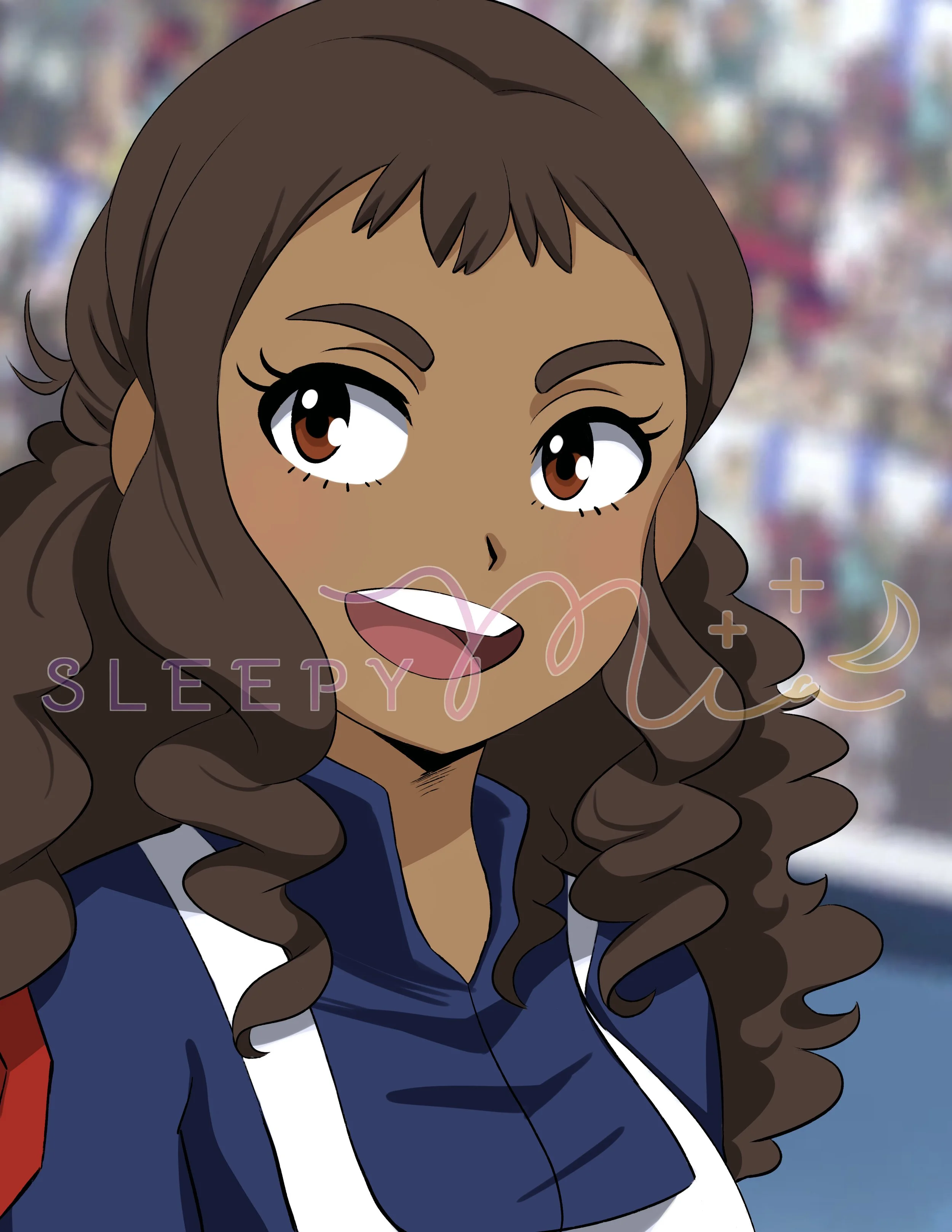 My Hero Academia Black Original Character Art Print — Sleepy Mia