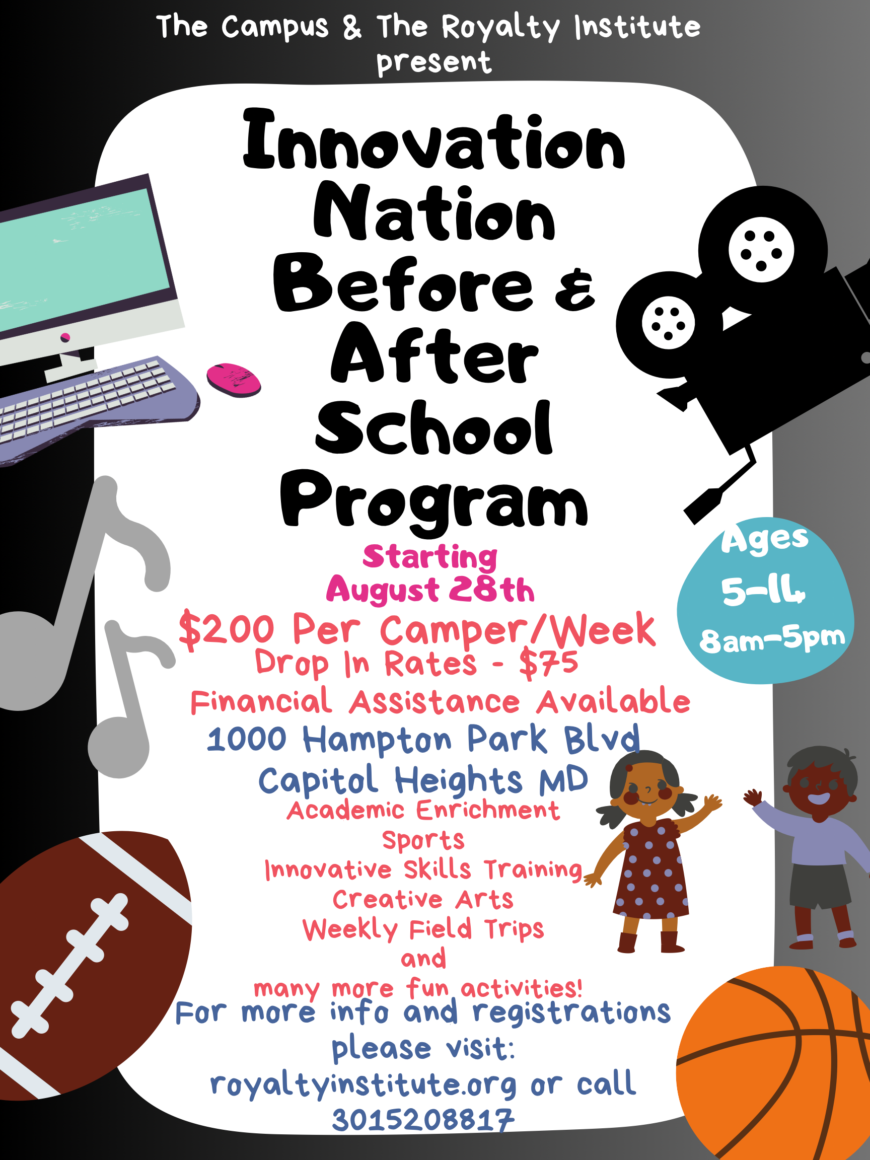 One Day - Drop In Camp Registration