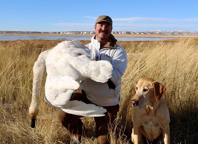 Ryan Bassham with a 2020 Tundra Swan