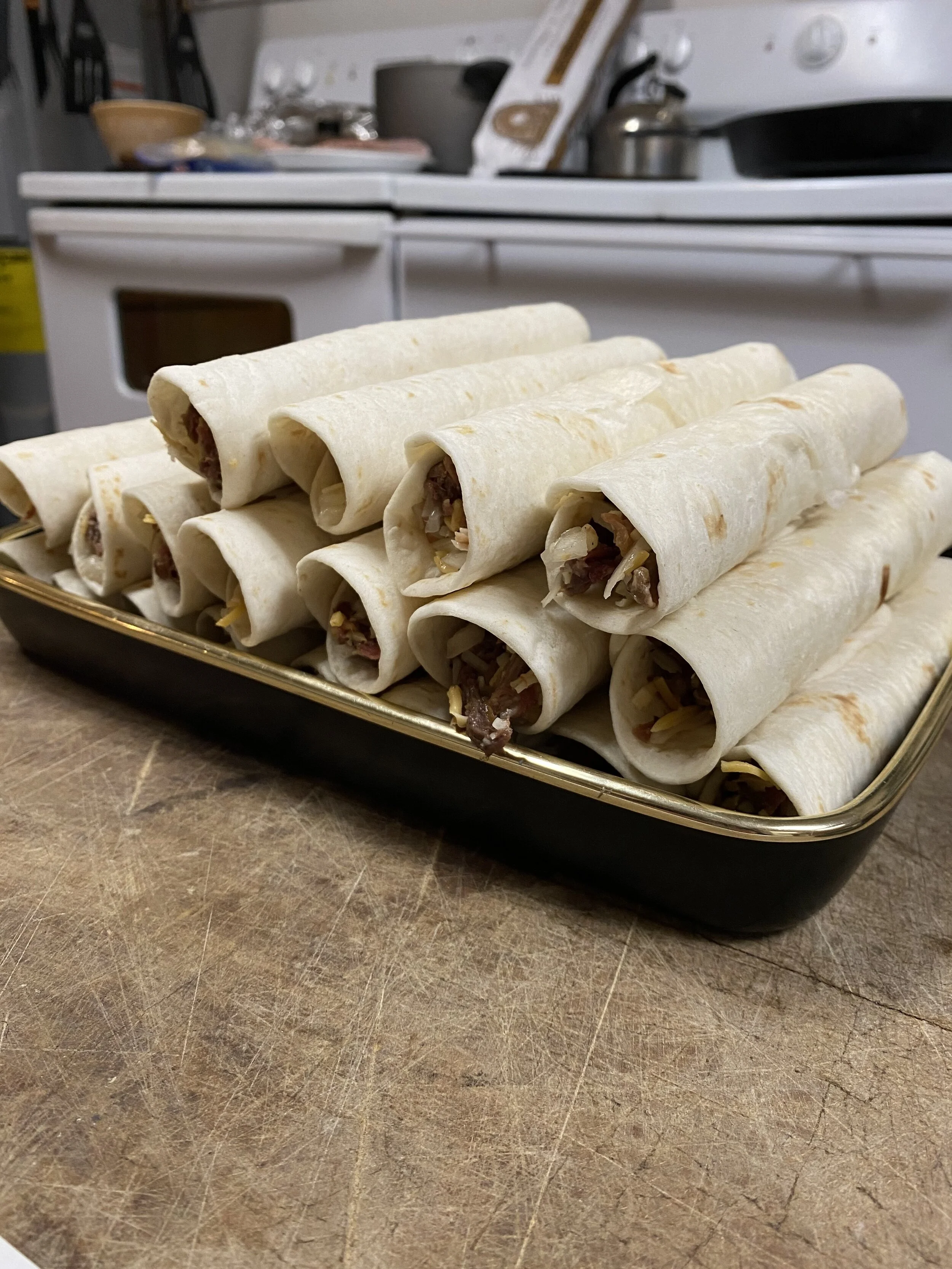 Split Reed Goose Smoked Goose Flautas - Split Reed