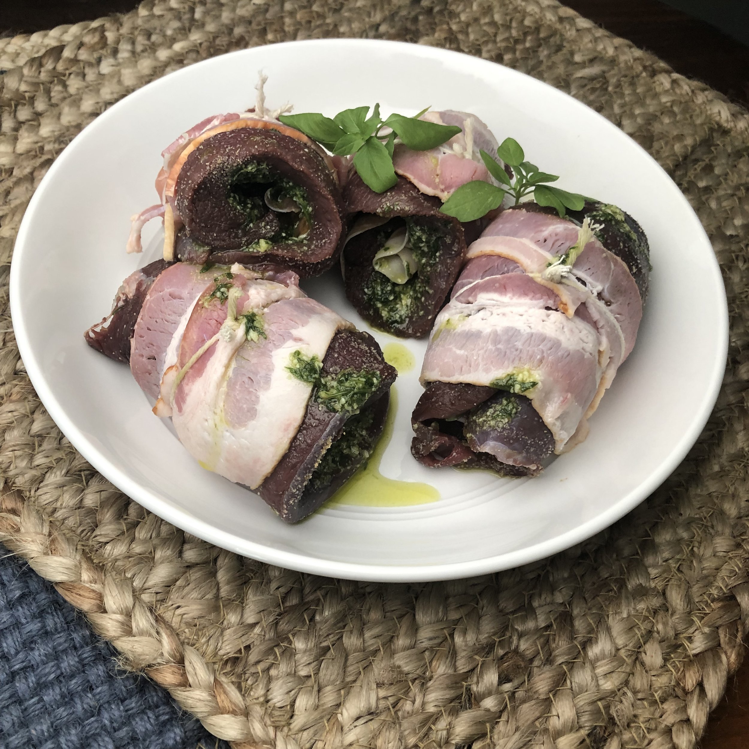 Goose Braciole - Split Reed