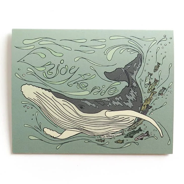 Enjoy the Ride Whale Card