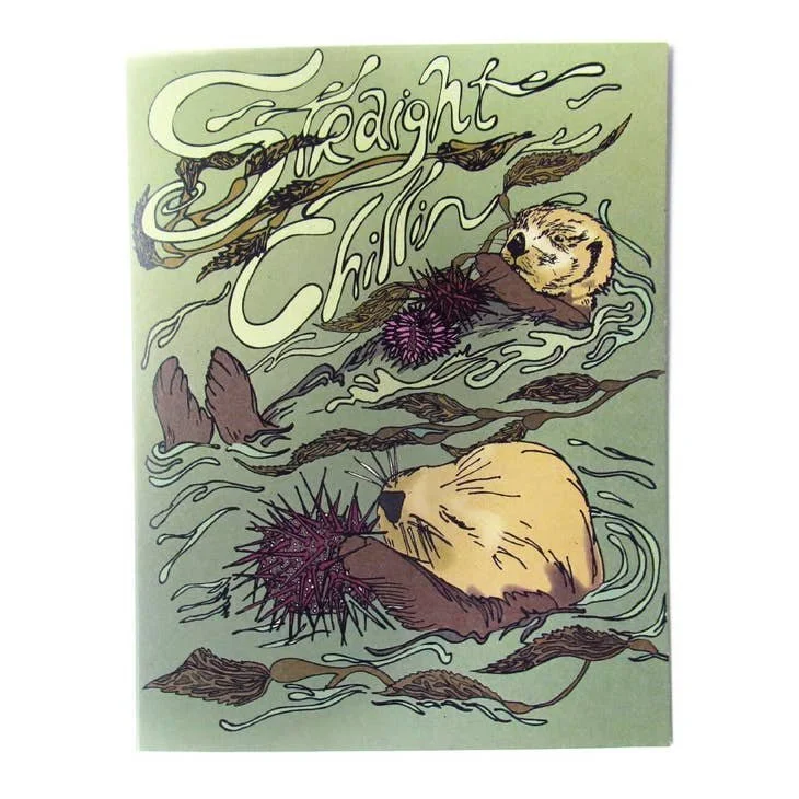 Straight Chillin' Card