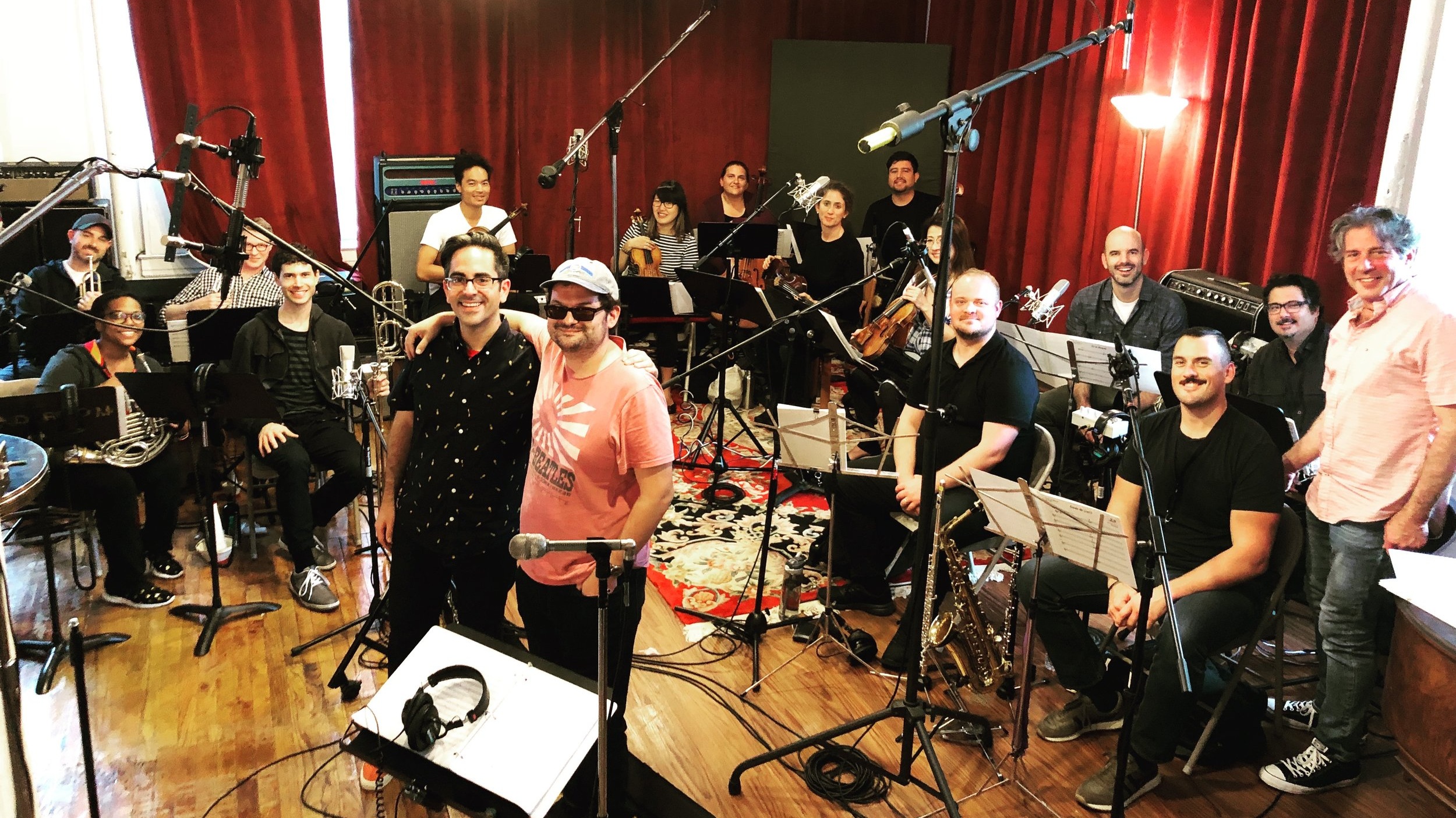 Wrapping up recording a 15-piece orchestra for IFC’s Documentary Now! (Original Cast Album: Co-op)