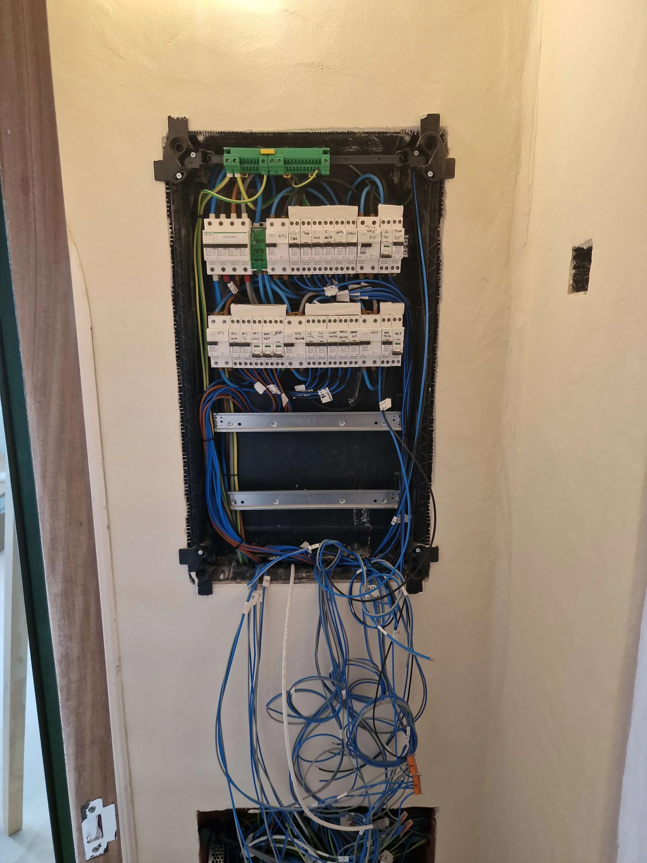 Professional electrical panel installation in Ibiza by certified electrician