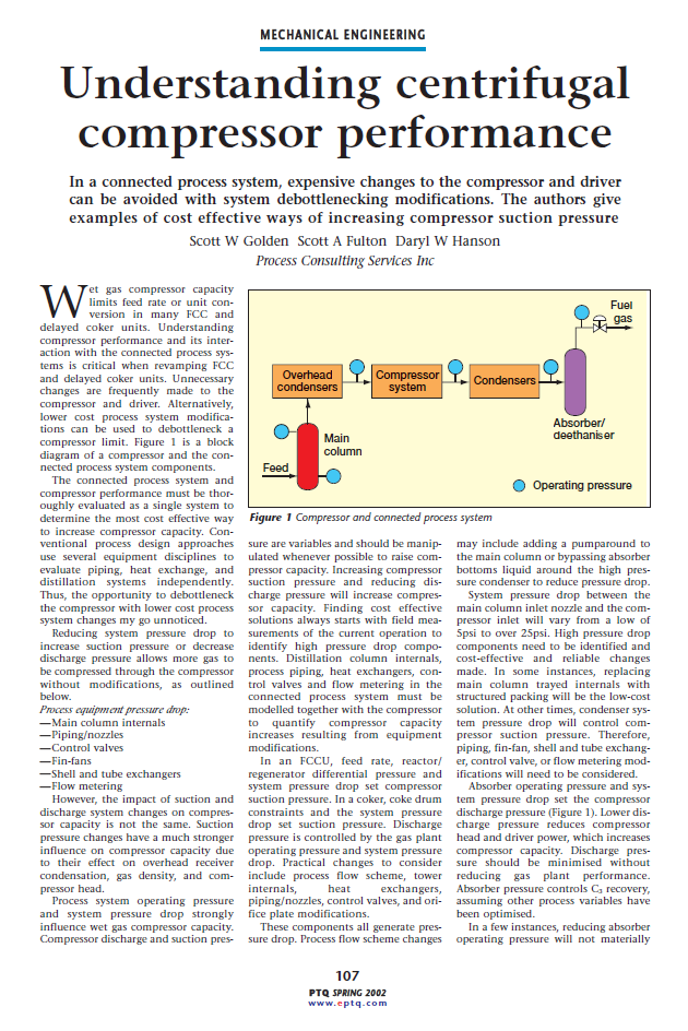 Understanding Centrifugal Compressor Performance