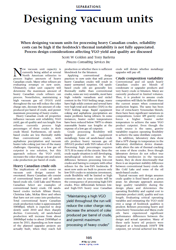 Designing Vacuum Units