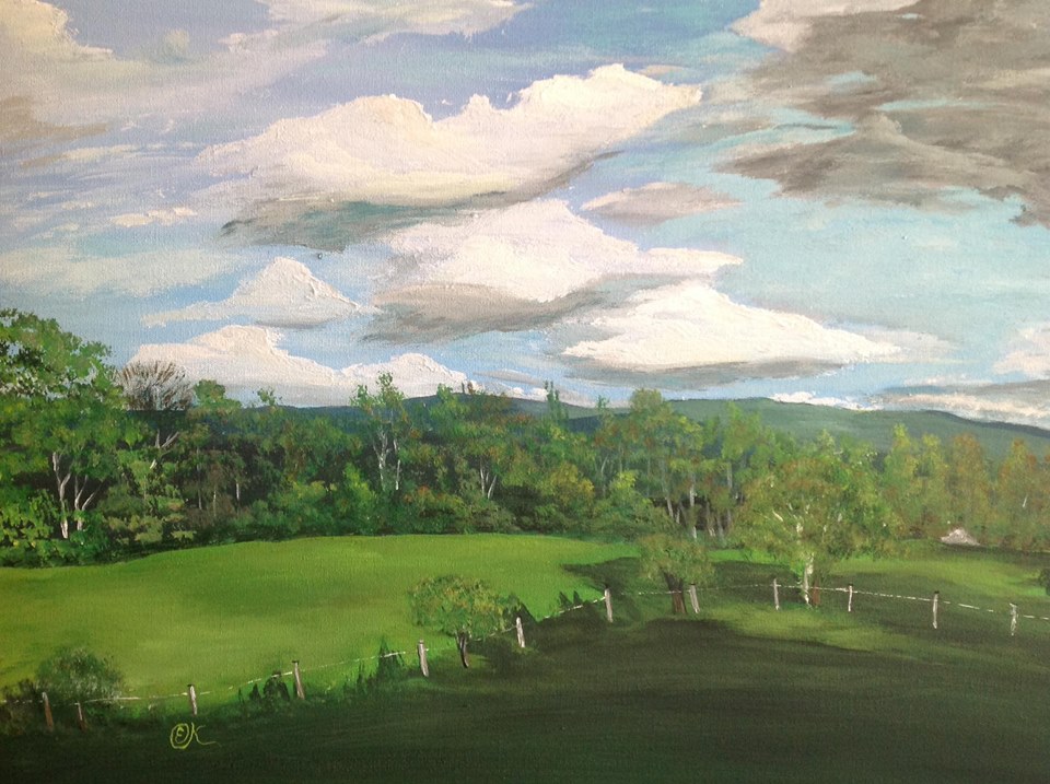 Springtime In Vermont.....18 x 24 acrylic painting.jpg